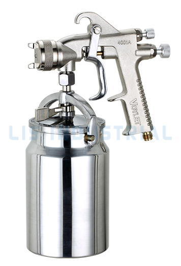 Pistola pulverizadora de alta resistencia 4001A, alimentación por succión con vaso de 1000 ml