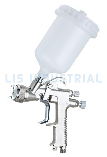 Pistola pulverizadora de alta presión y servicio pesado 4001B con copa de gravedad