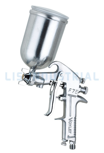 Pulverizador de aerógrafo de gravedad F75, herramienta atomizadora de pintura de aleación, Pintura de coches