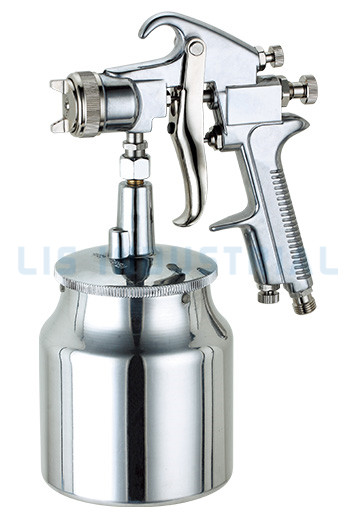 Pistola pulverizadora de alta resistencia GX500S con vaso de aluminio de 750 ml