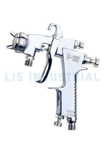 Pistola pulverizadora de alta eficiencia con alimentación a presión y pulverizador de pintura R100 Pistola pulverizadora de alta eficiencia con alimentación a presión y pulverizador de pintura R100